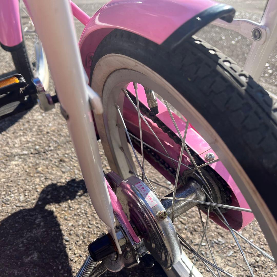 練馬区引取り/手渡希望】16インチ 子ども用自転車（ピンク） - メルカリ