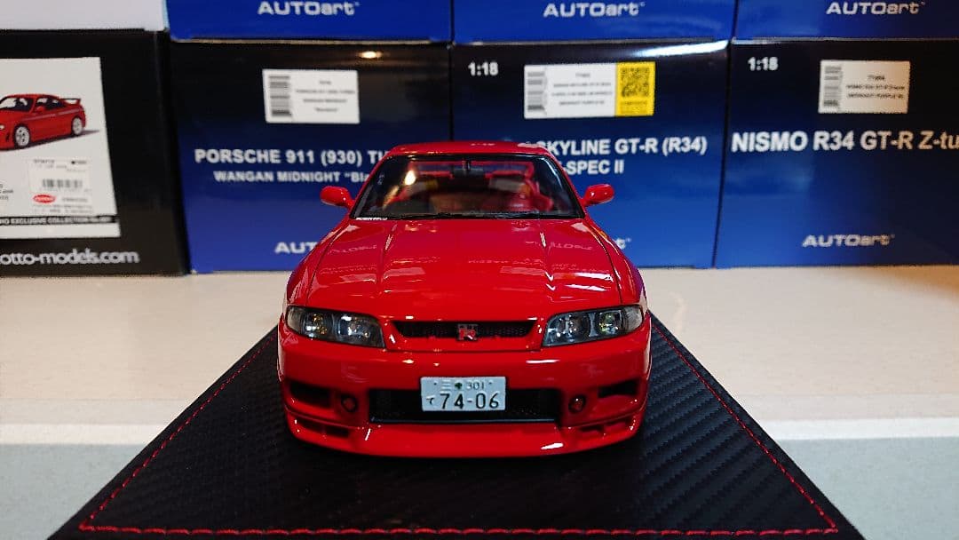 イグニッションモデル 1/18 日産 スカイラインGT-R　R33　車両のみ