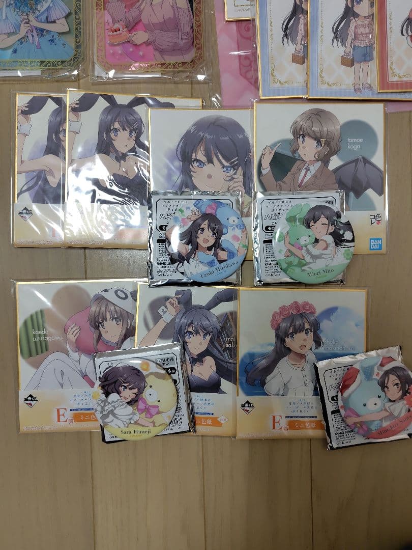 青ブタ　フィギュア　アクスタ　ポスター　色紙　ラバスト　まとめ売り