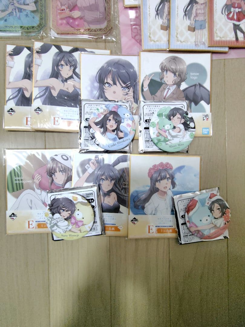 青ブタ　フィギュア　アクスタ　ポスター　色紙　ラバスト　まとめ売り