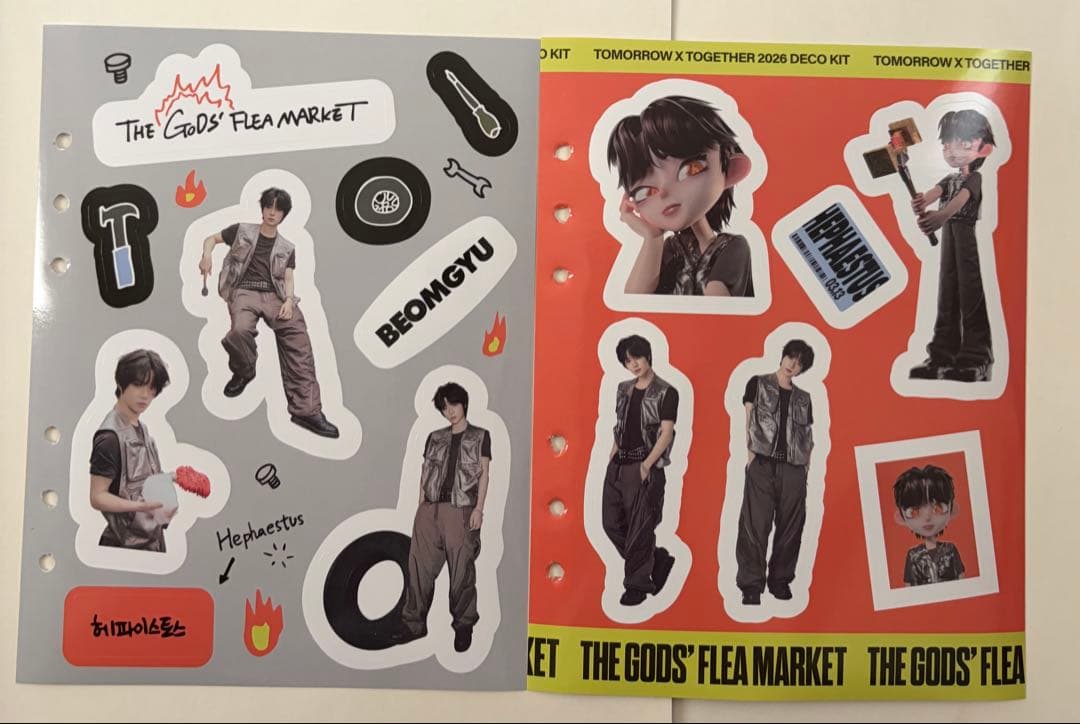 ボムギュ TXT デコキット 2026 シール - メルカリ