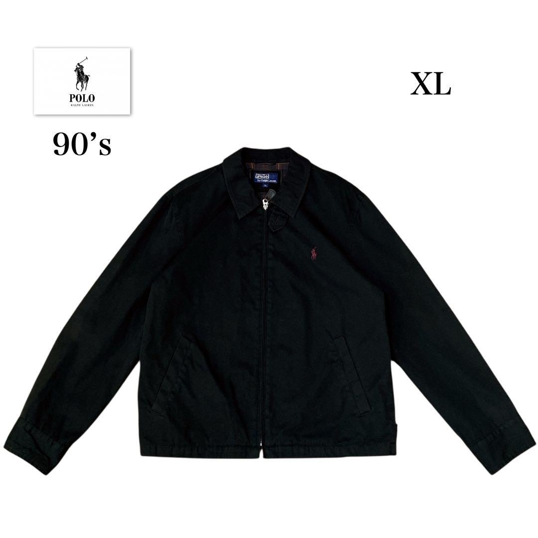90's Polo Ralph Lauren スイングトップ ブラック ブルゾン - メルカリ