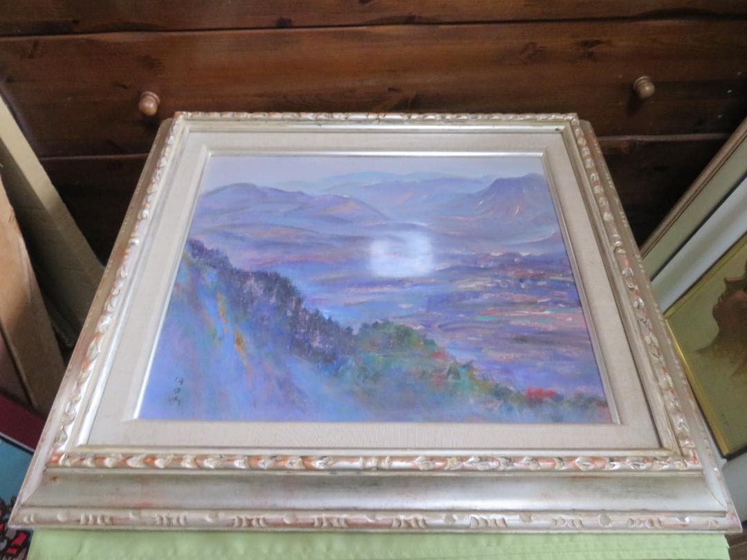 ◆金子太郎　「丹沢」　油彩　F8号　新制作協会会友　新作家賞　幻の画家　水上勉◆