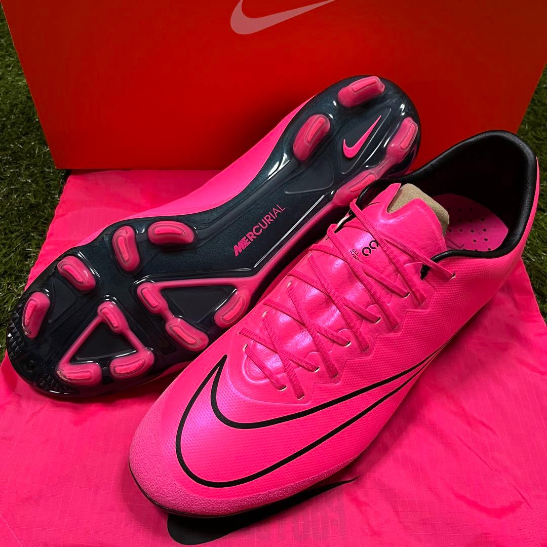 NIKE Mercurial Vapor Ⅹ HG-V 27cm Nike Mercurial Vapor X HG-V Red 649235 690 US 8 Football Soccer