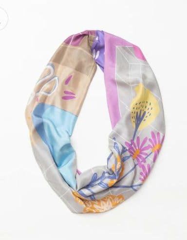 YARN&COPPERヤーンアンドコッパー Silk/Silk ループスカーフ