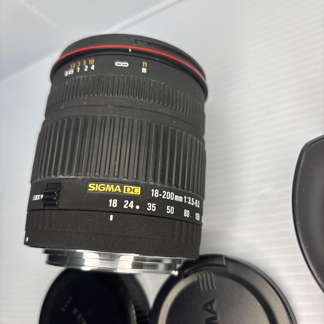 美品✨ Sigma 18-200mm F3.5-6.3 DC Canon シグマ