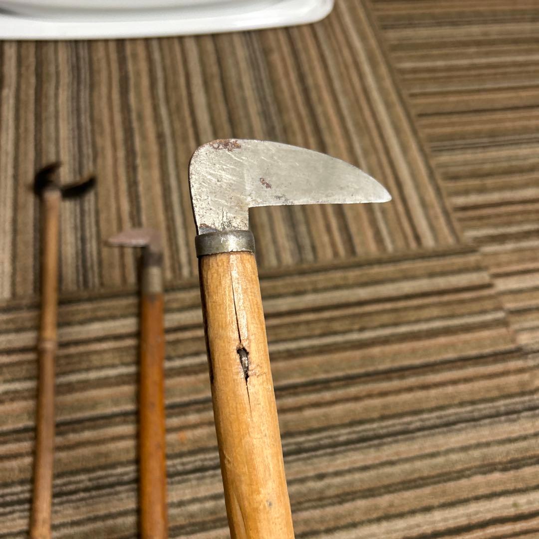 木製農具 曲線刃 収穫用