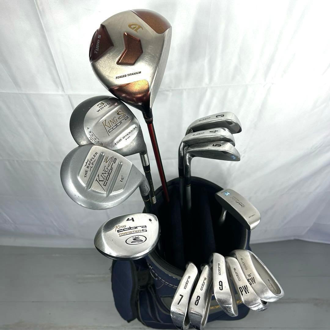 本格派 メンズゴルフクラブ 13本 フルセット お試しセット ゴルフ
