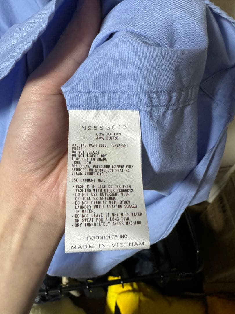 パープルレーベル シャツ N25SG013 SAXカラー - メルカリ