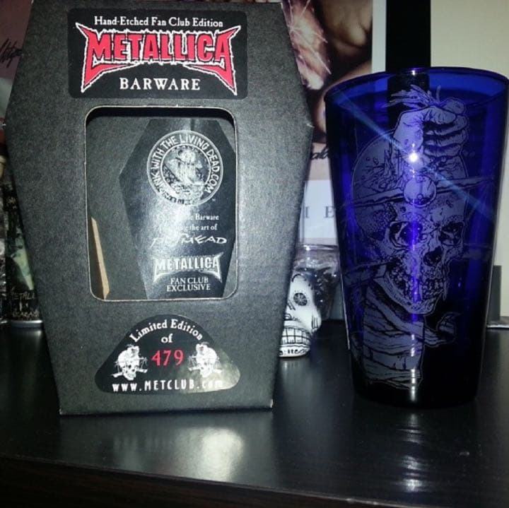 限定479 llica Pushead グラス メタリカMetclub1