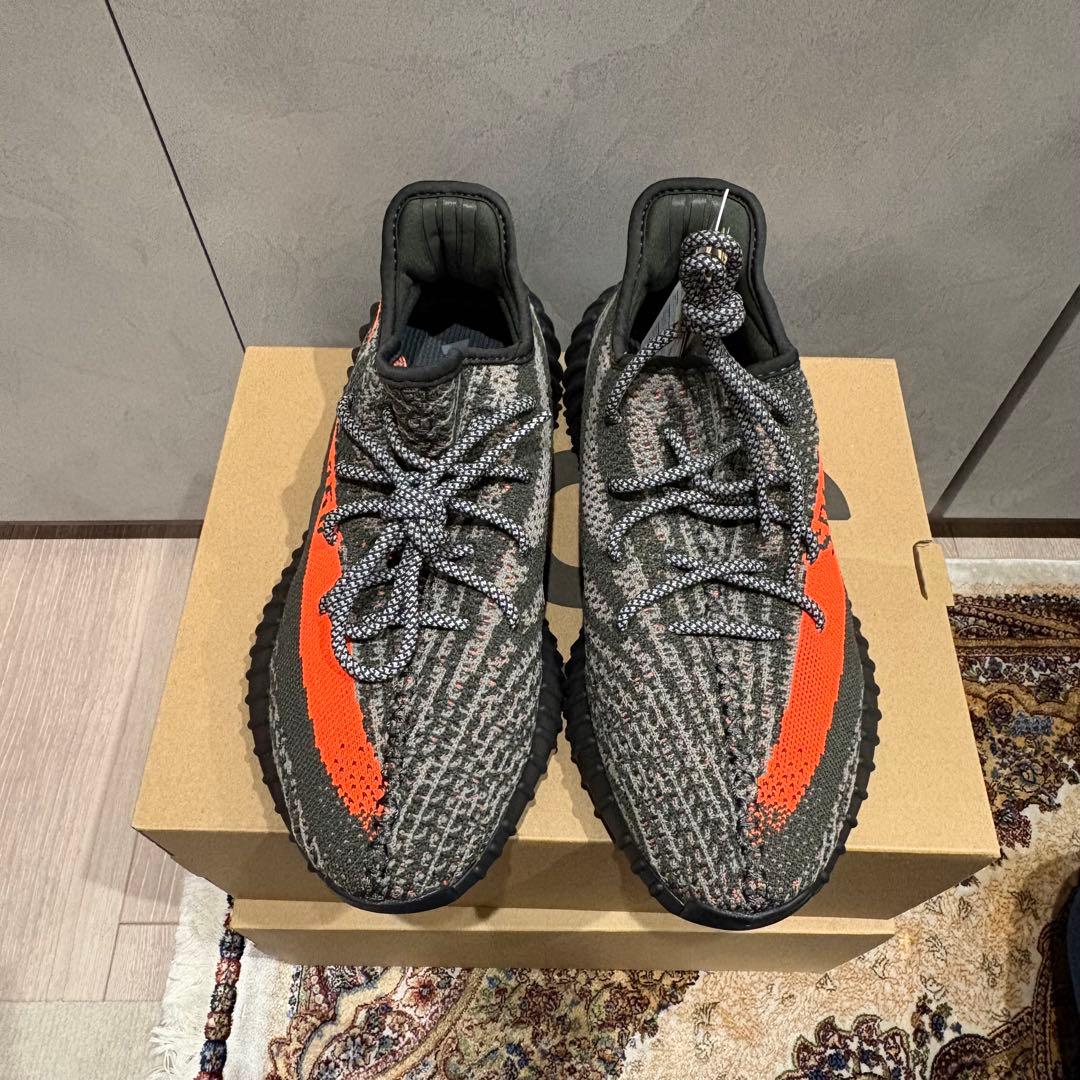 Yeezy Boost 350 V2 グレー/オレンジ - メルカリ