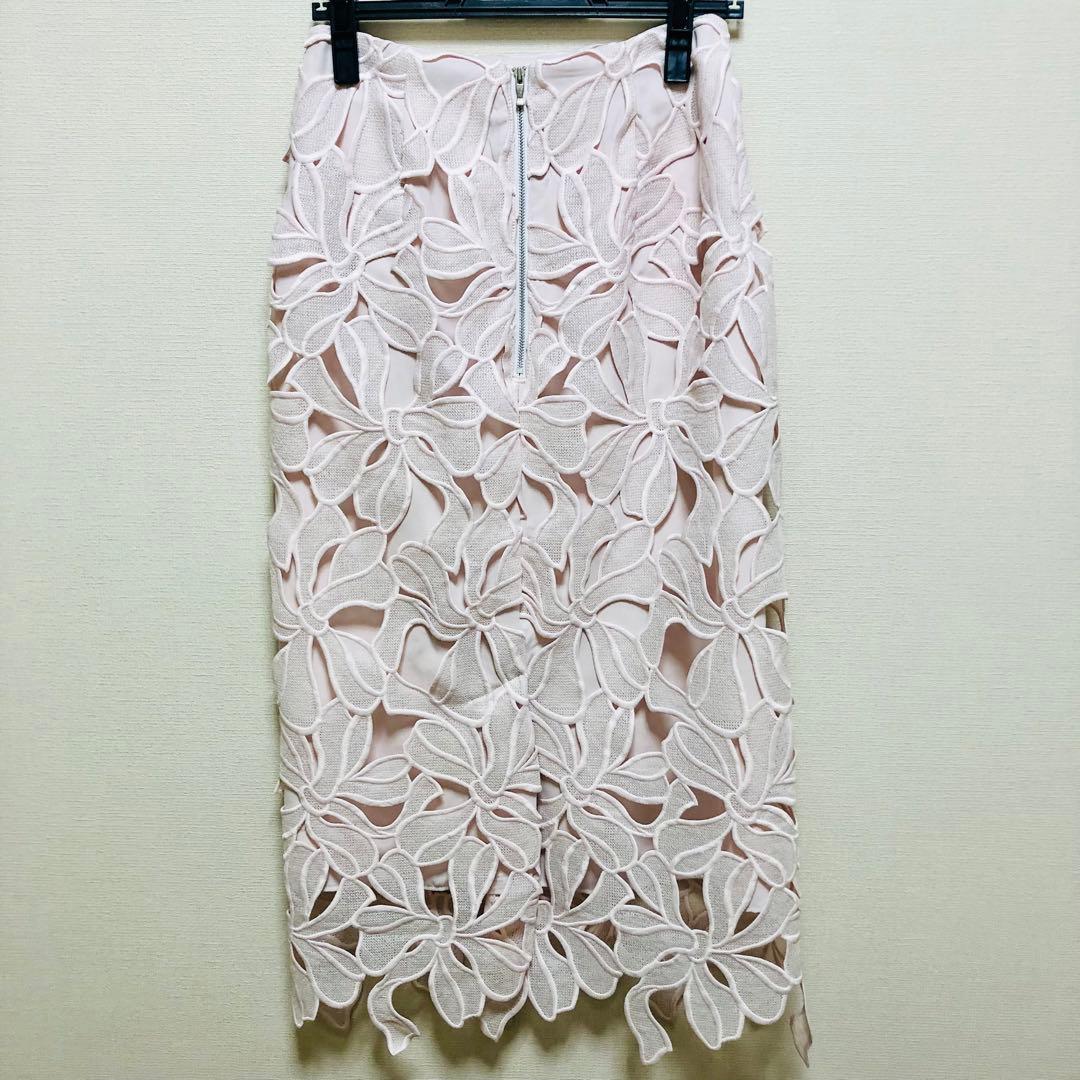 CELFORD セルフォード リボン レース スカート ピンク 38 美品 - メルカリ