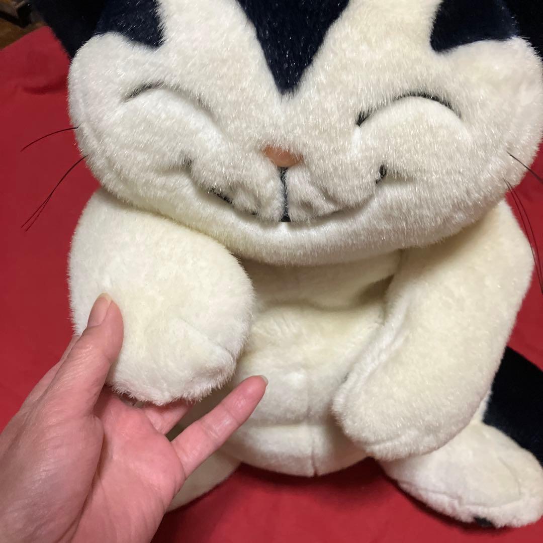 レトロぬいぐるみ　猫のヤーコプぬいぐるみ 大きめぬいぐるみ　猫ぬいぐるみ