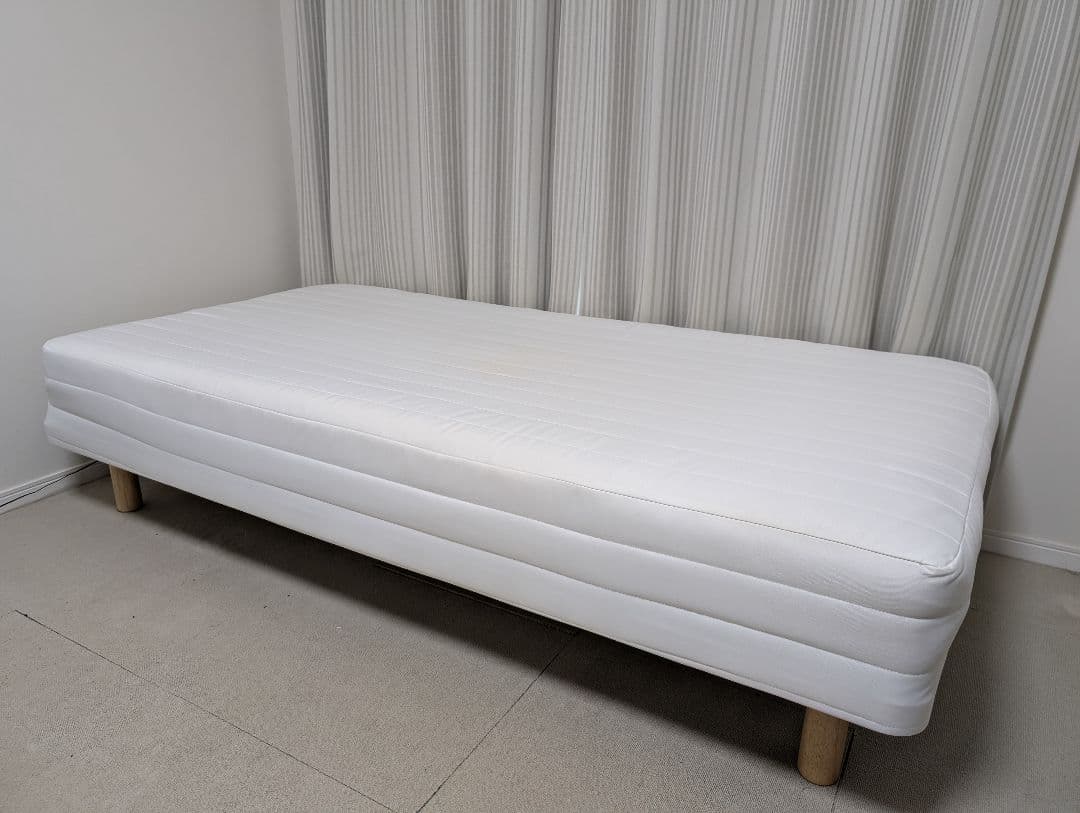 シングル脚付きマットレス ホワイト 脚付きマットレス 組み立て簡単 山善 | 山善ビズコム オフィス用品