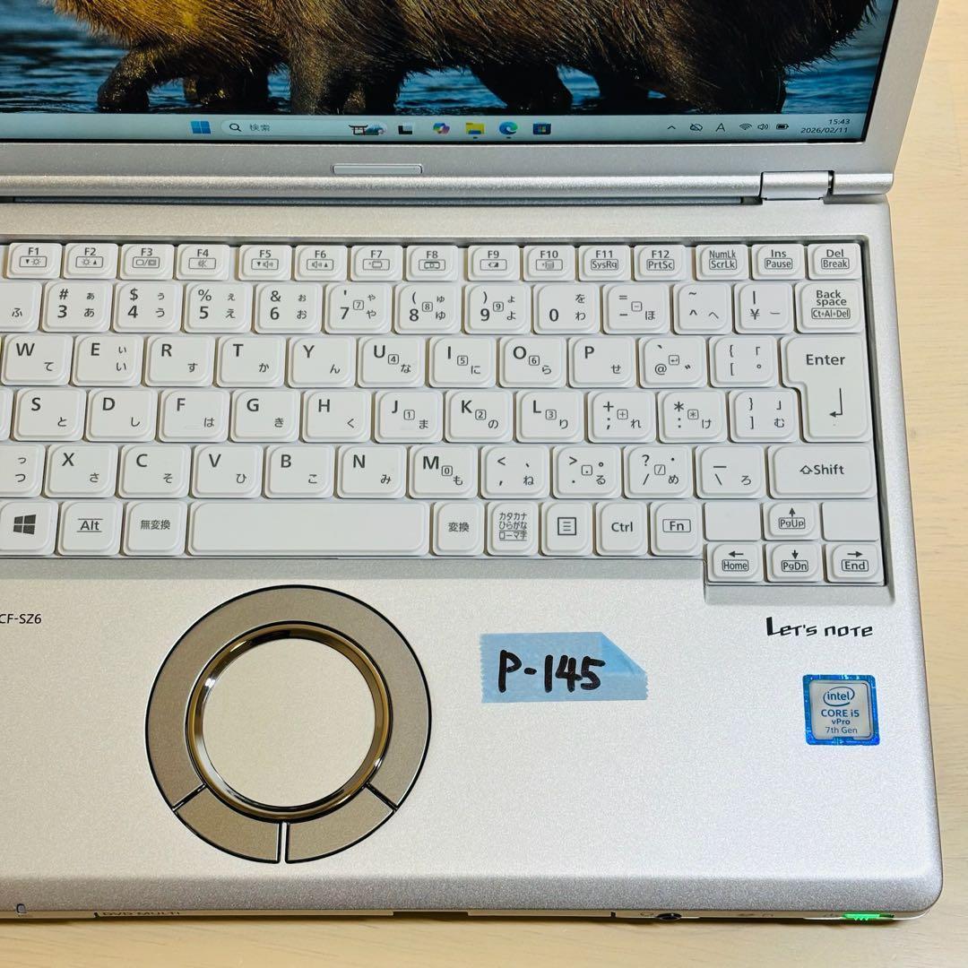 レッツノート PC Windows11 SSD DVD オフィス付き P-145 - メルカリ