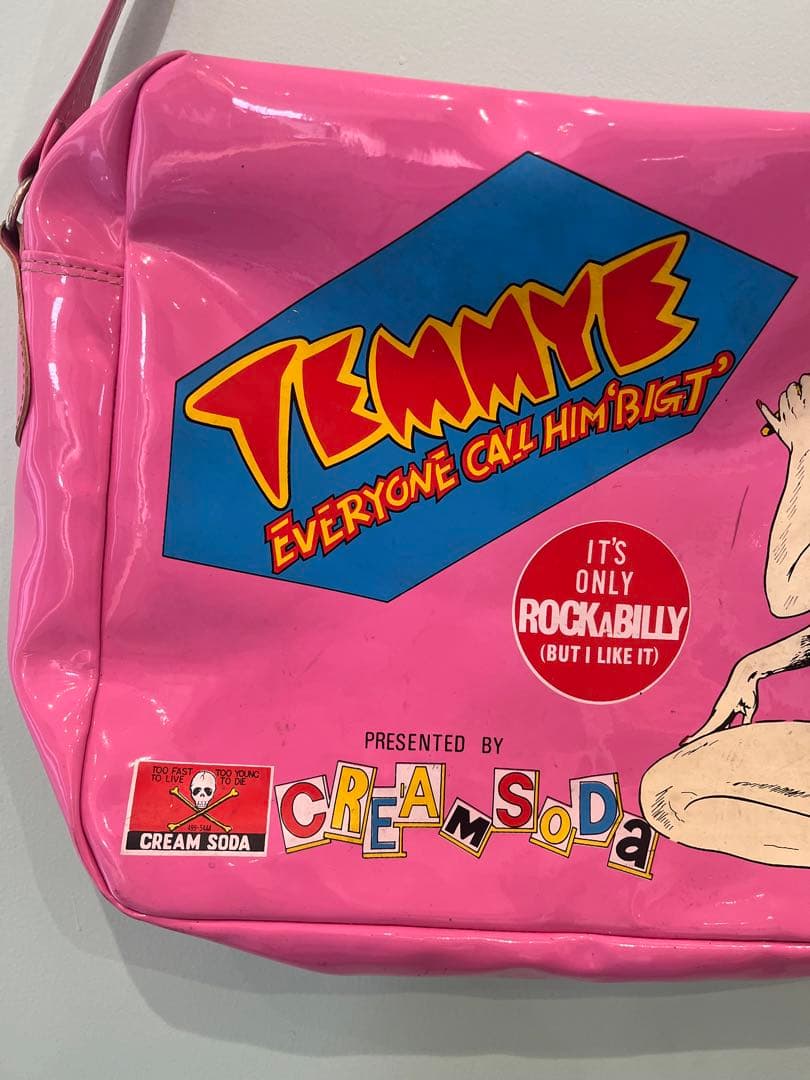 クリームソーダ　cream soda 80s 当時　ブラックキャッツ　バッグ