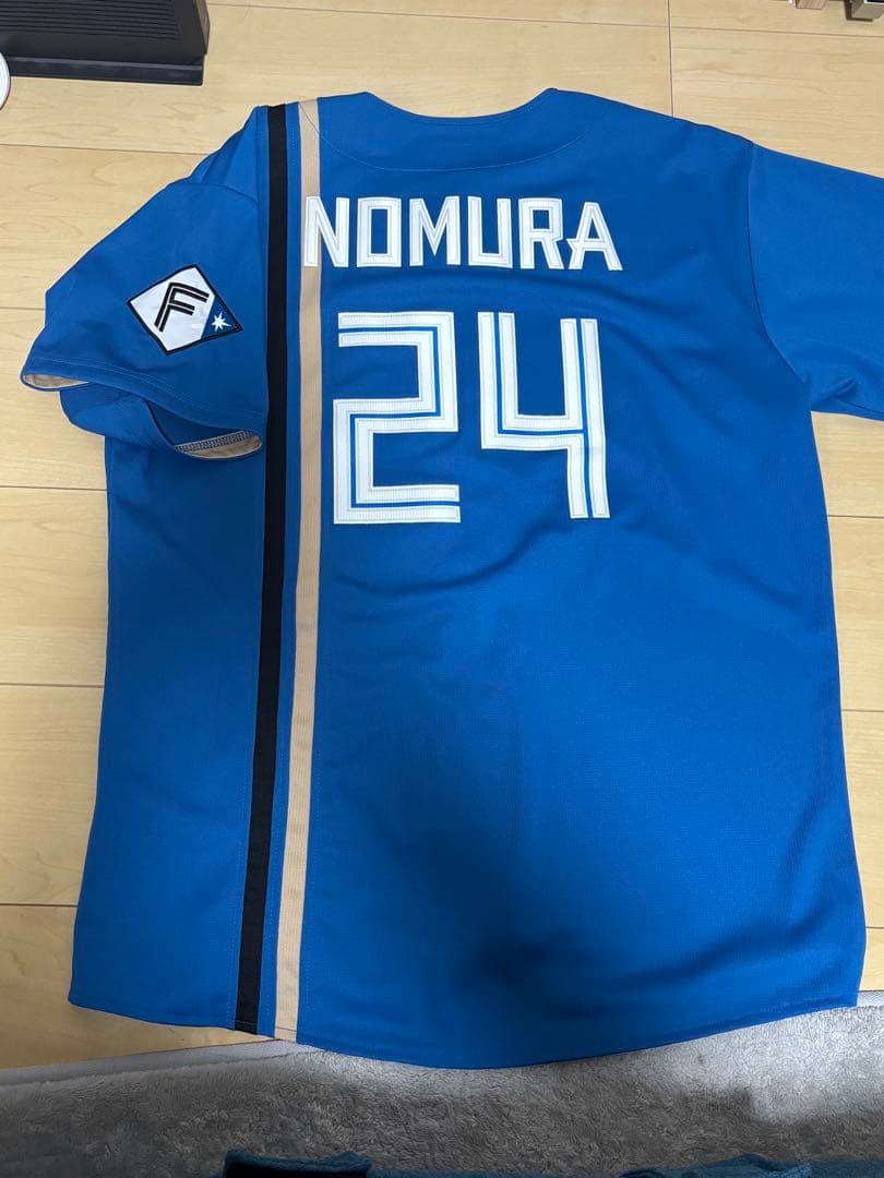 北海道日本ハムファイターズ 野村佑希 ユニフォーム ビジター 24番 M