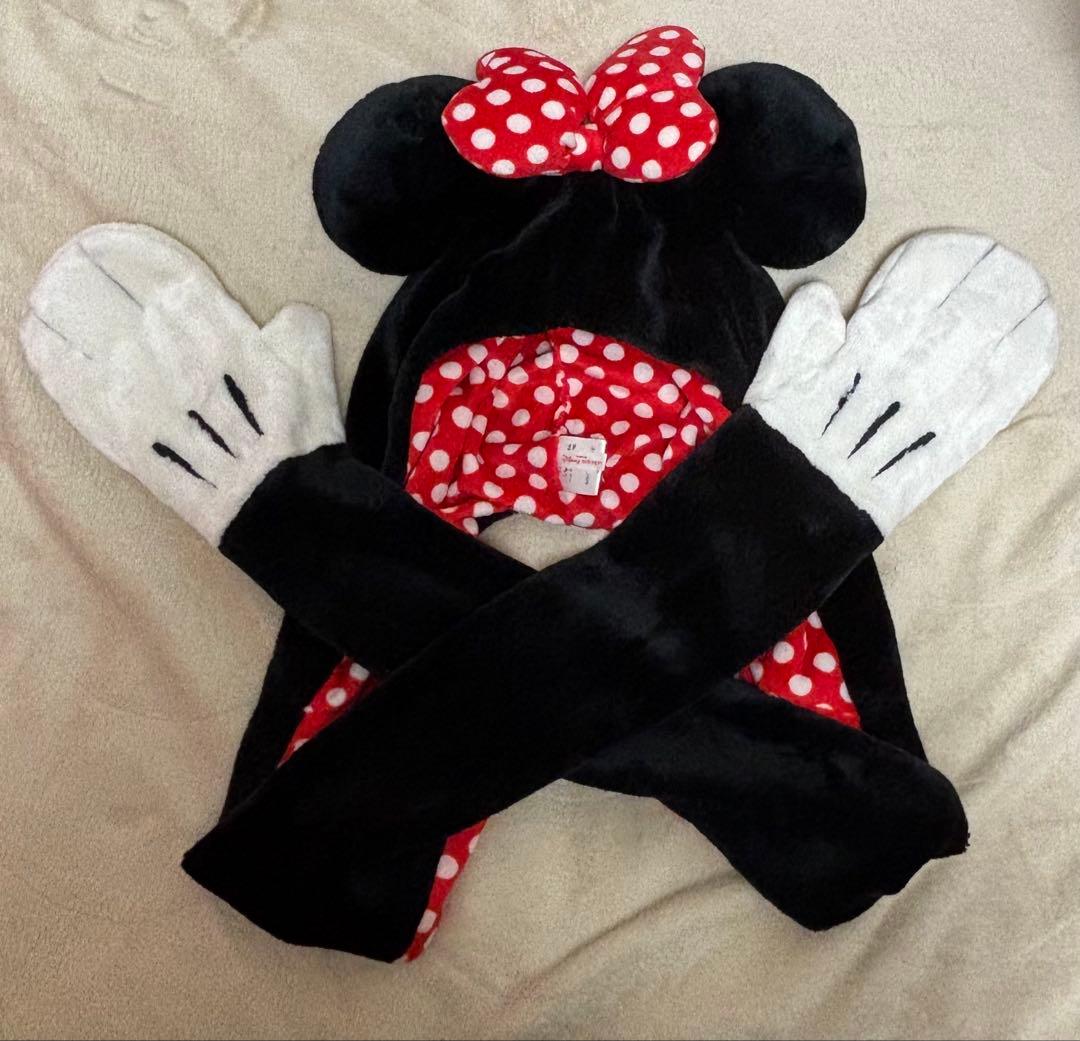 ディズニー マフラーファンキャップ ミニー