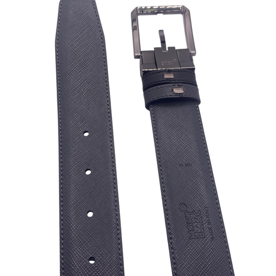 美品 montblance モンブラン ベルト リバーシブル 調整可120cm