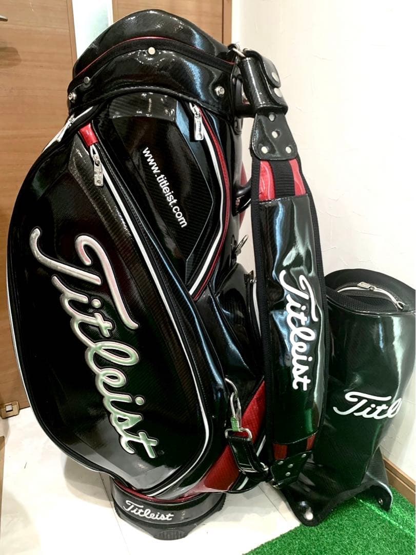 希少 完売 タイトリスト 3点式 キャディバッグ エナメル - メルカリ
