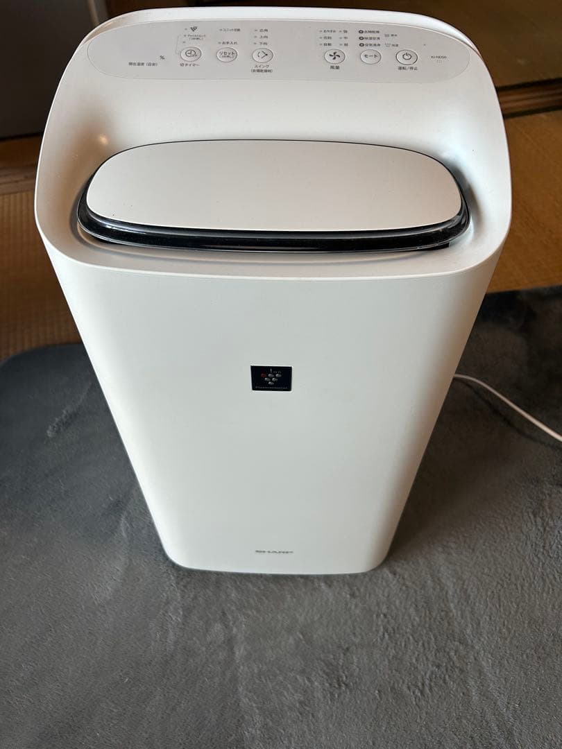 SHARP 除加湿空気清浄機 KI-ND50-W 2021年製 - メルカリ