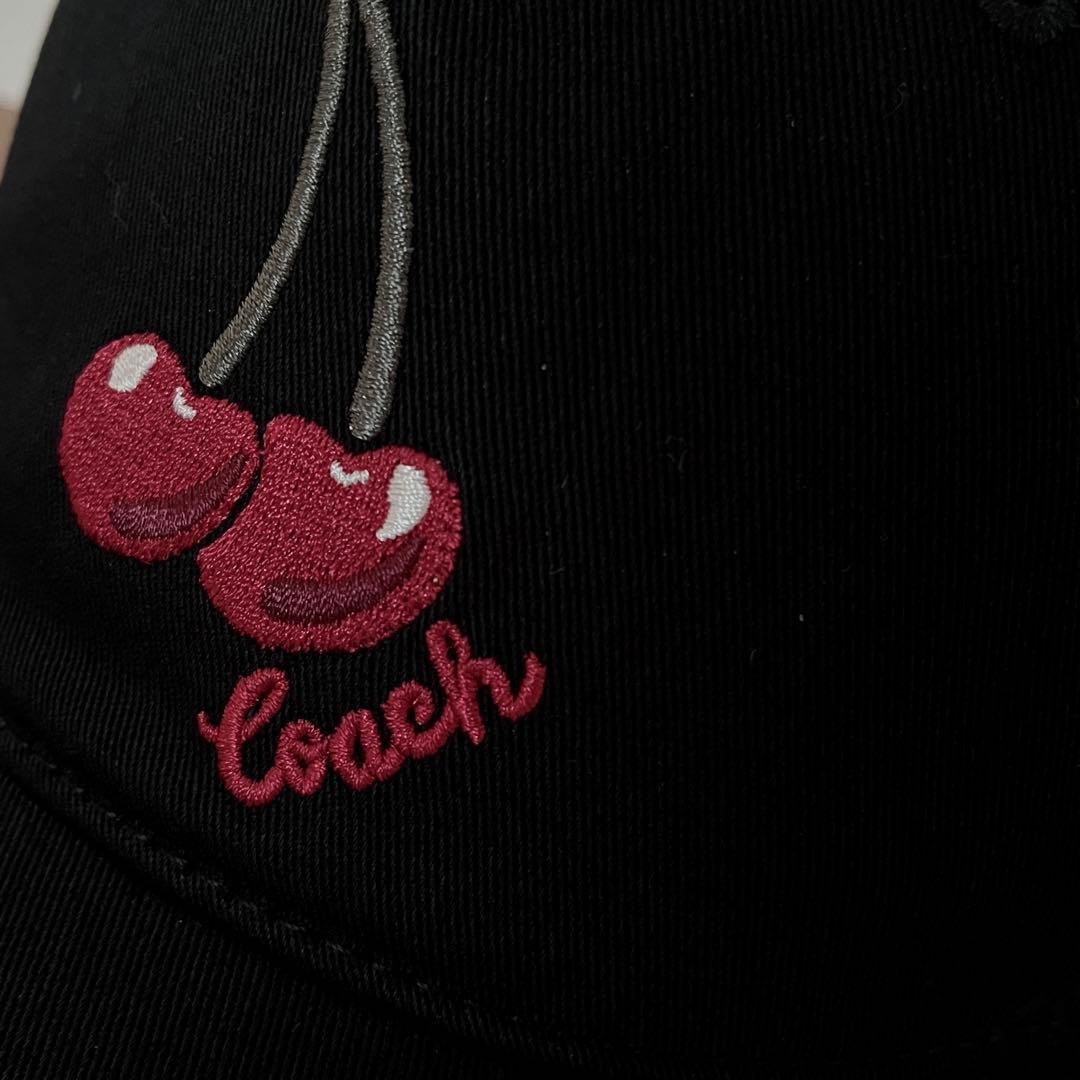 コーチ☆新品☆チェリー さくらんぼ ベースボールハット/ キャップ