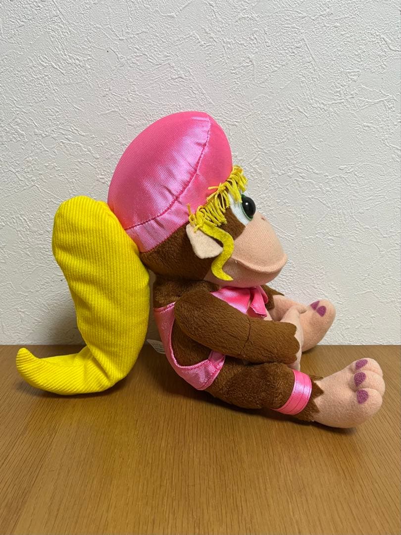 スーパードンキーコング2 ディクシーコング ぬいぐるみ 美品 - メルカリ