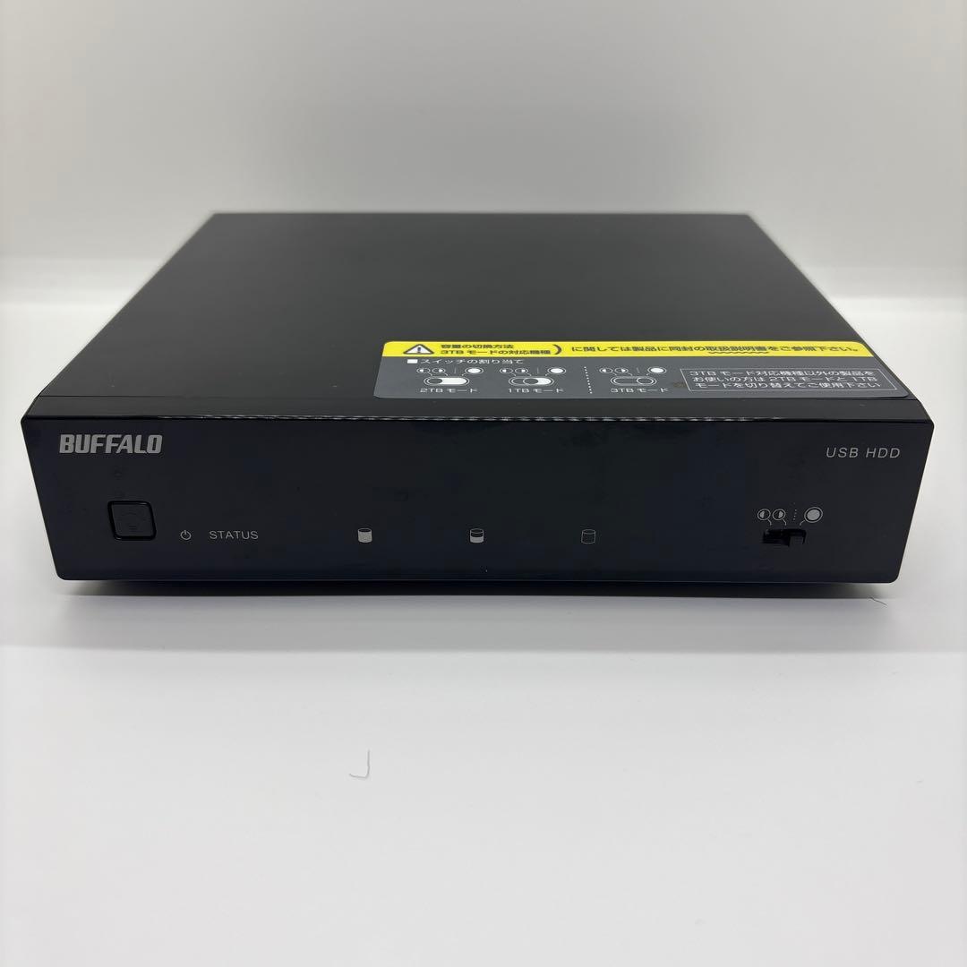 BUFFALO HD-AMCU3 3TB 2TB/1TB/3TBモード切替付 - メルカリ