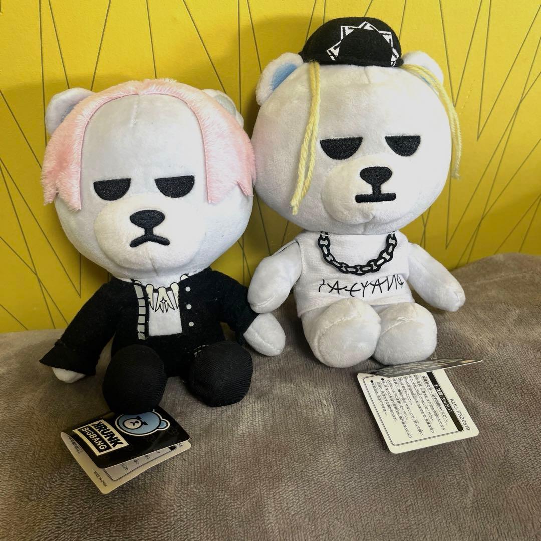 KRUNK×BIGBANG おすわりぬいぐるみ1、2 フルコンプ
