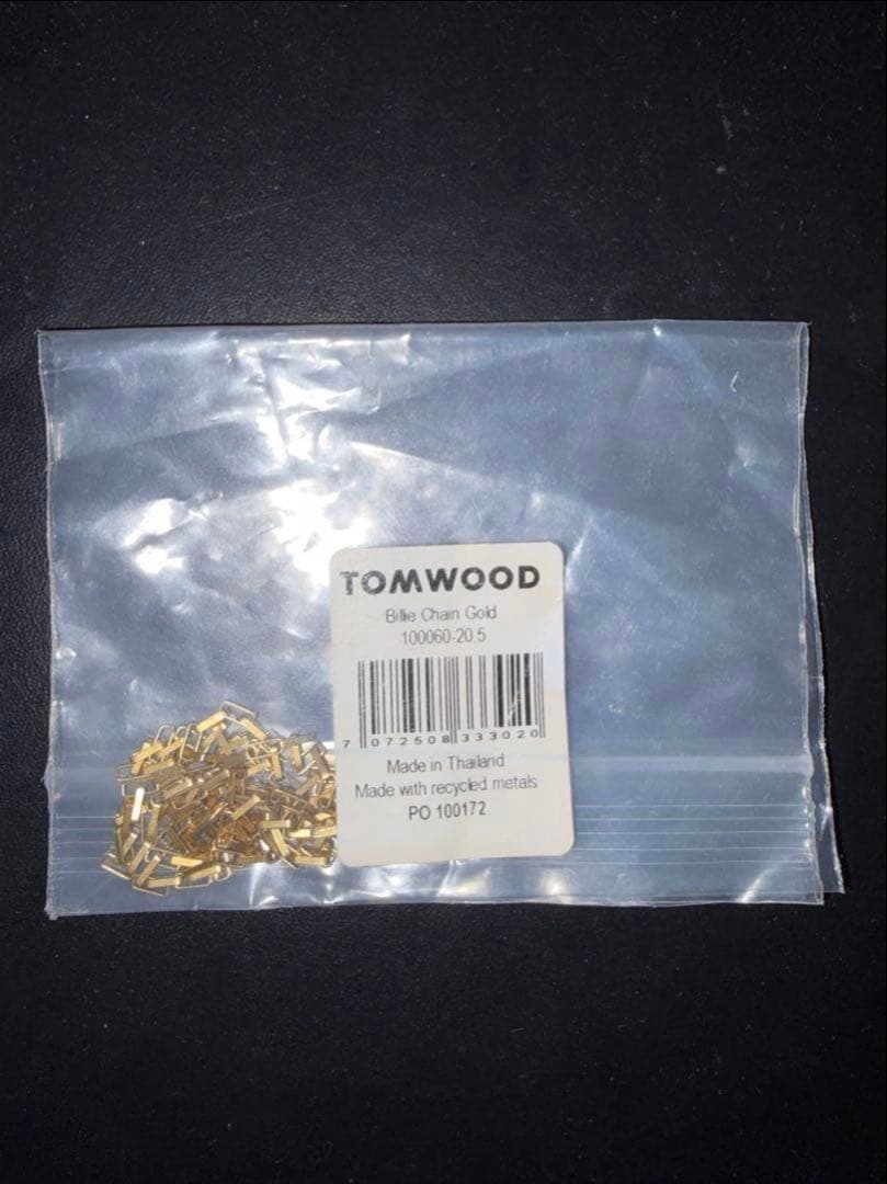 【美品】《大セール》TOM WOODネックレス Gold 20.5インチ