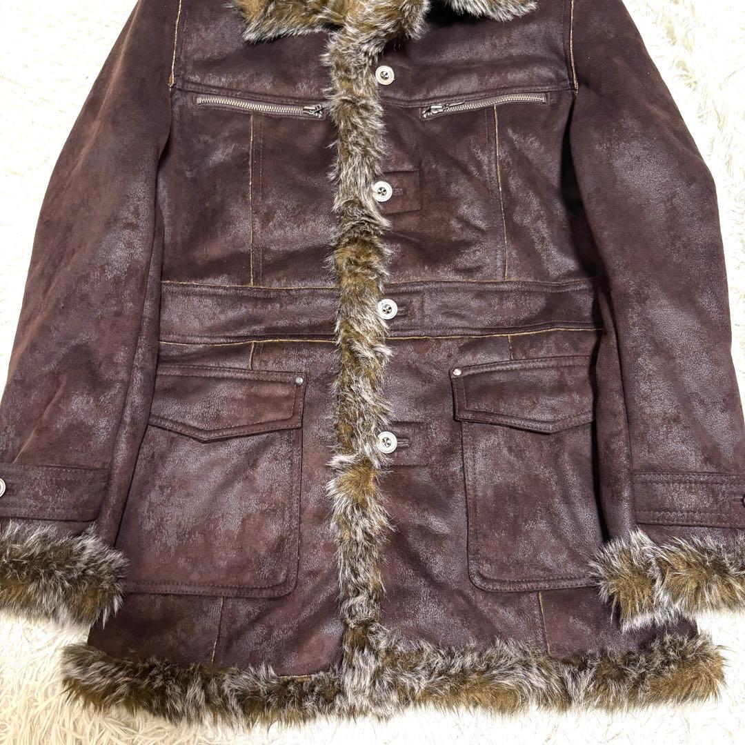 ネオお兄系 グランジy2k ファーコート ファージャケット 平成 ギャル