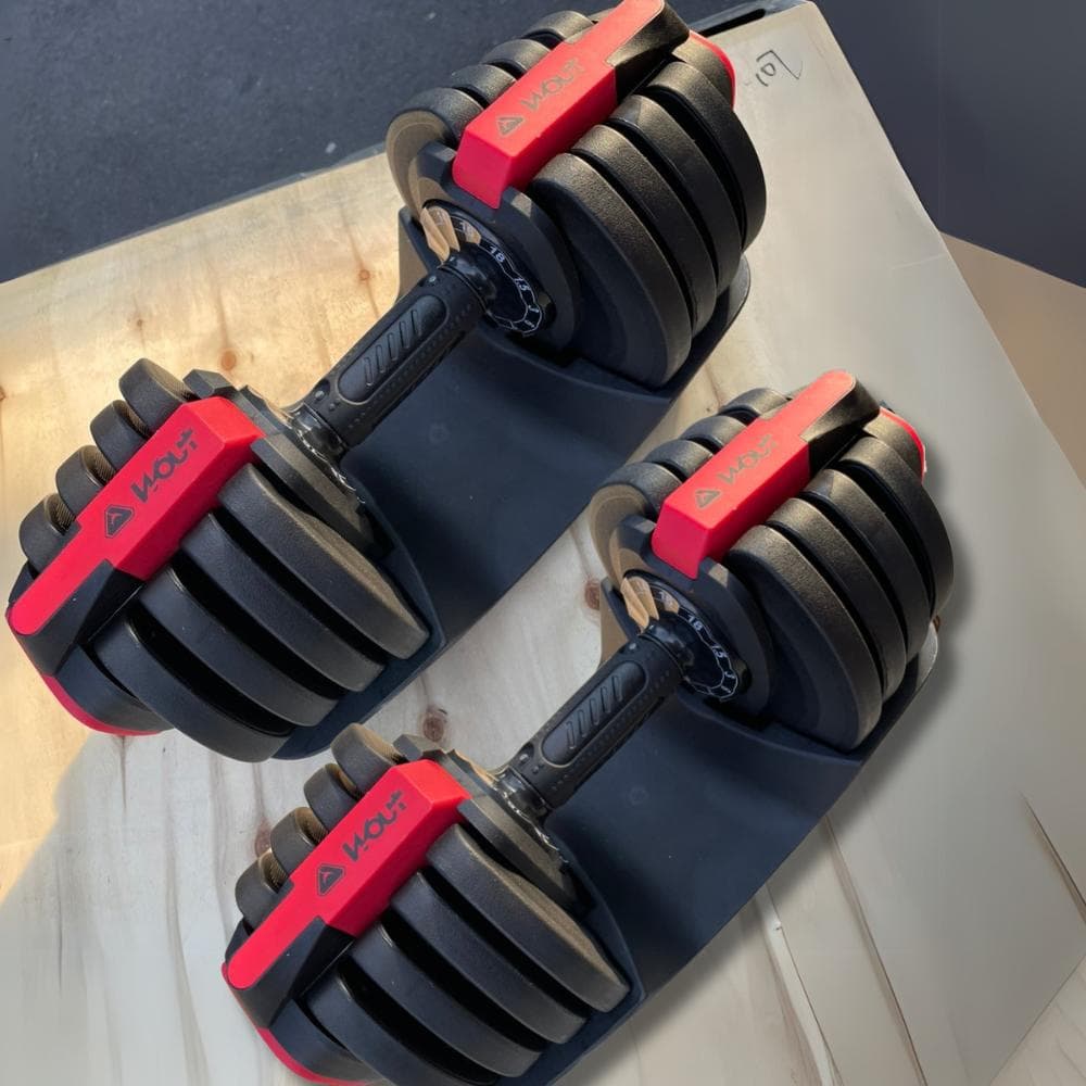 【2個セット】可変式ダンベル18ｋｇ（1.5ｋｇ～18ｋｇ）が２個