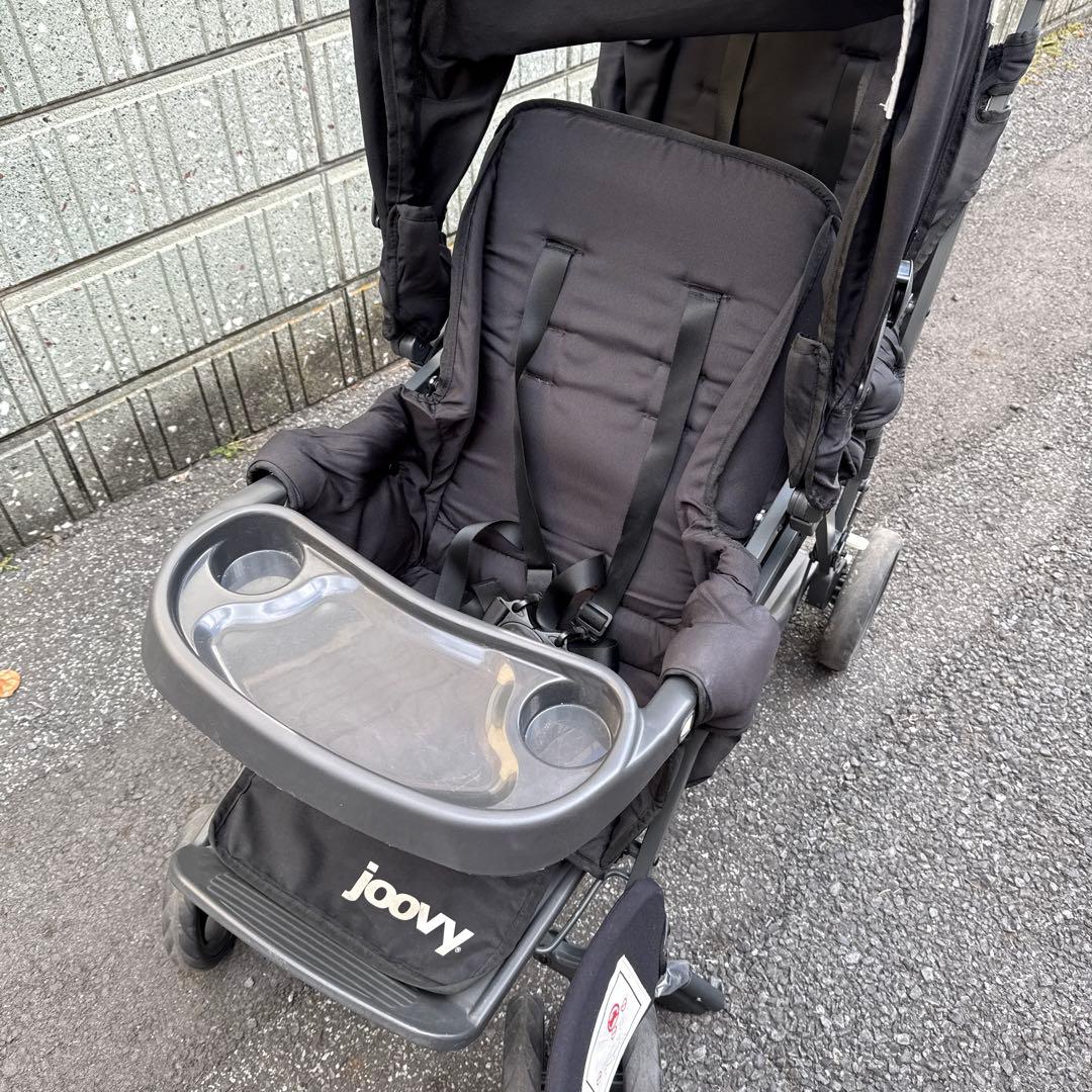 JOOVY 2人乗りベビーカー カブース ウルトラライト グラファイト