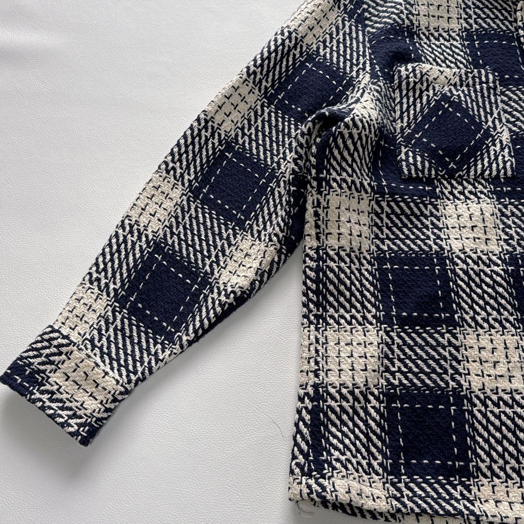 maggy様！ワックスロンドン wax london オーバーシャツ ネイビー