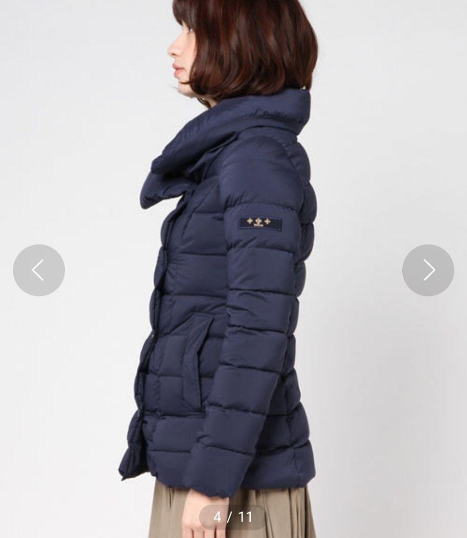 極美品✨】タトラス LORENZANA ボリューム襟 ショート丈ダウン 02