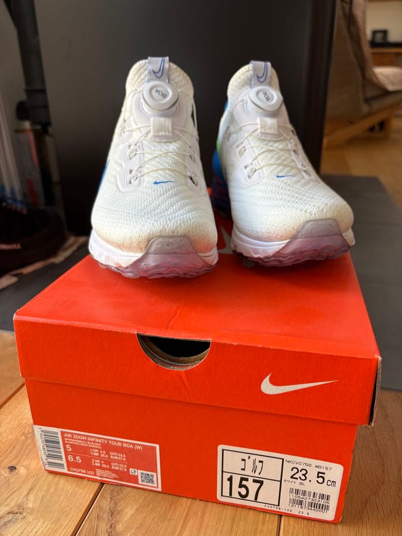 Nike ゴルフシューズ 23.5cm ボアシステム搭載