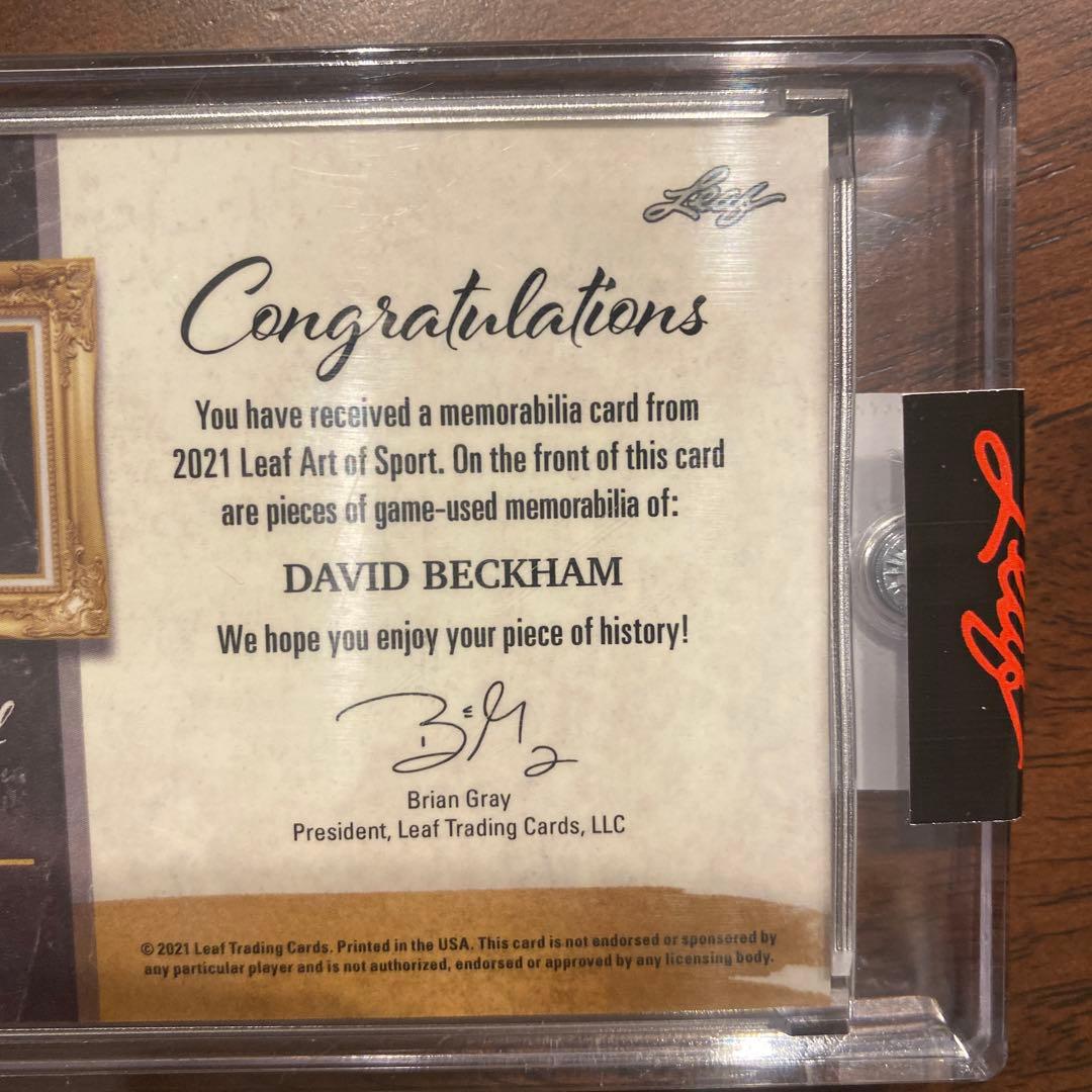 Leaf デイビッドベッカム ジャージメモラビリア 限定12枚 - メルカリ