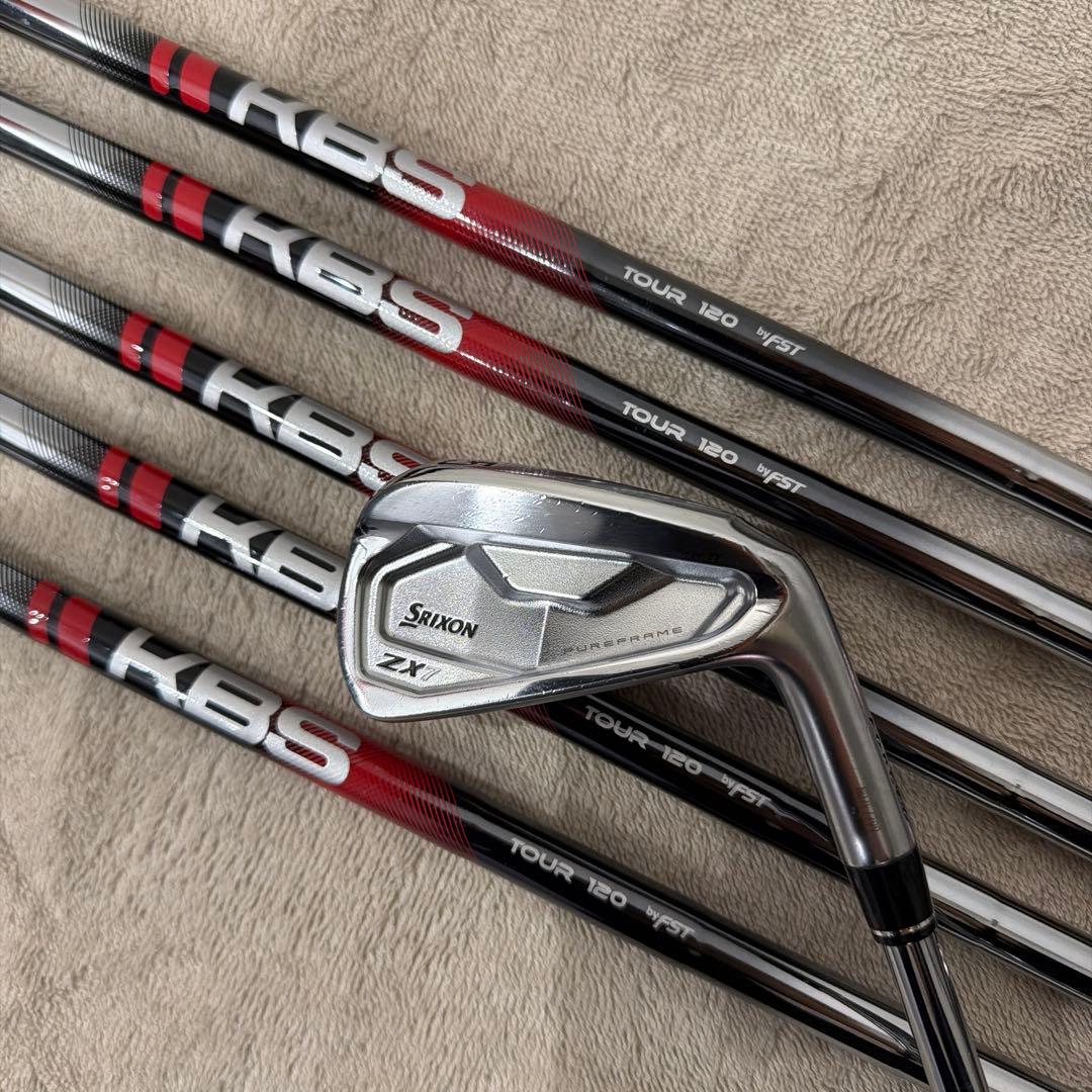 SRIXON ZX7 MKⅡ KBS TOUR 120 デザインチューニング ZX7 Mk II Black Chrome Irons | Dunlop Sports US
