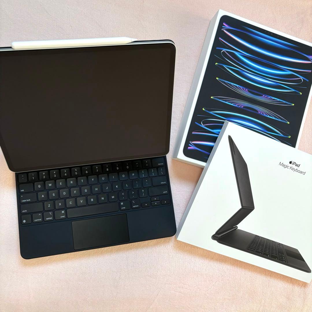 iPad Pro M2 第6世代　Magic Keyboard　タッチペン Amazon.co.jp: マジックキーボード for ipad pro 12.9inch 第3/4/5/6