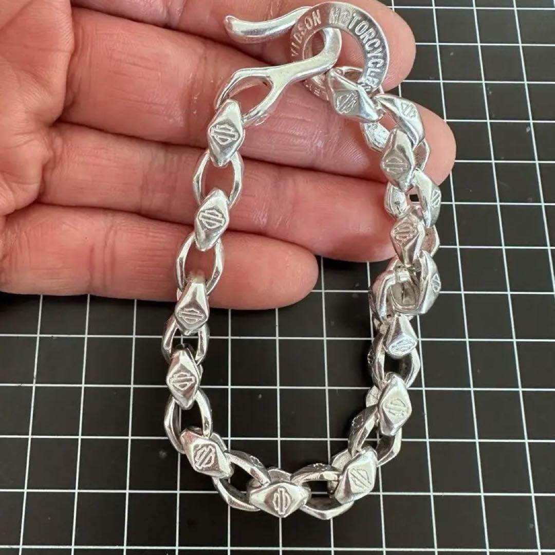 80s ハーレーダビットソン ブレスレットヴィンテージ シルバー925