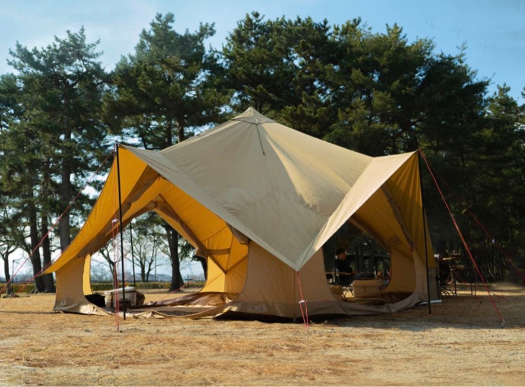 【新品未開封】家族キャンプにおすすめ！DOD ツクツクベースタン ツクツクベース（タン） T8-780-TN - DOD（ディーオーディー）【公式