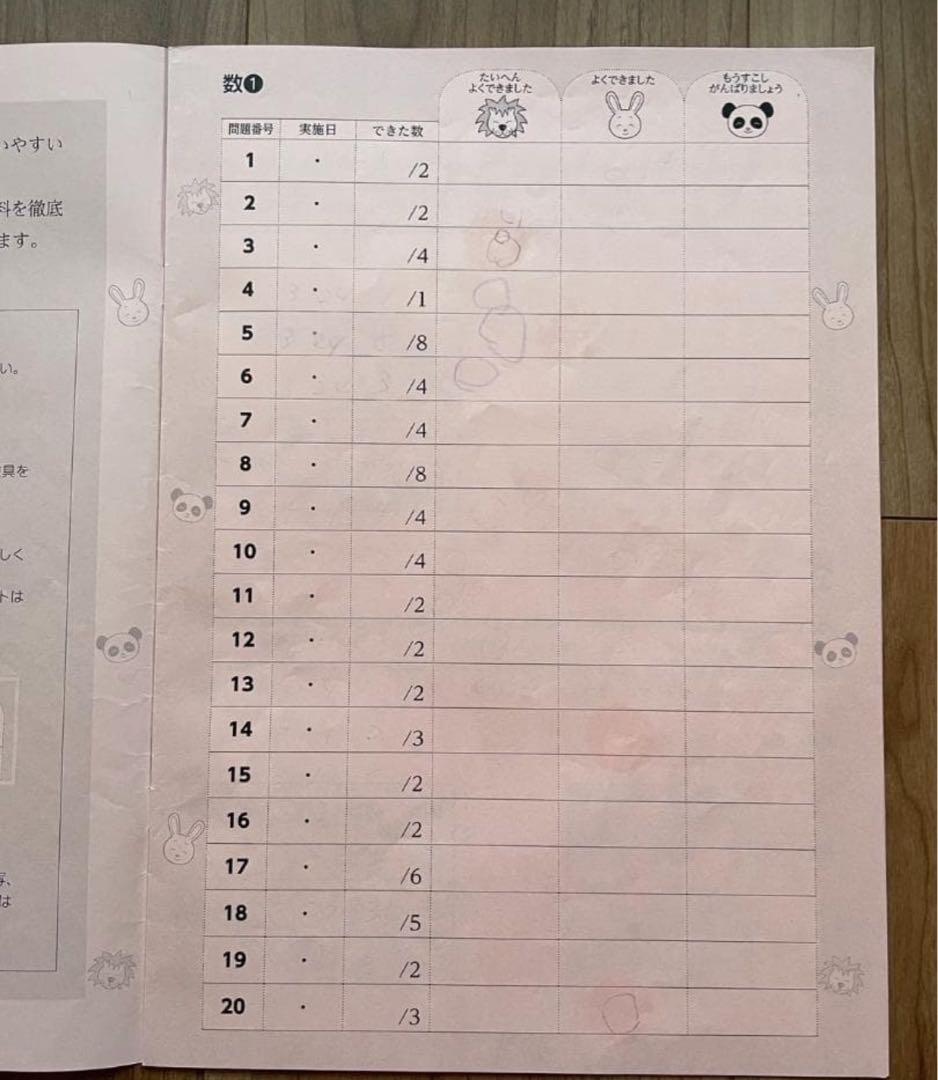 【新版】伸芽会　オリジナル問題集　赤本　６３冊　欠損なし　綺麗な状態です