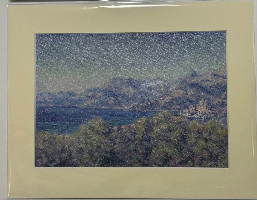 モネ展 マット付き額絵 5種 フレーム 1種 - メルカリ