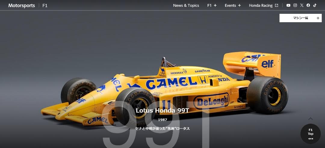 ミニチャンプス 1/18 ロータス 99T A・セナ 1987 CAMEL仕様 - メルカリ