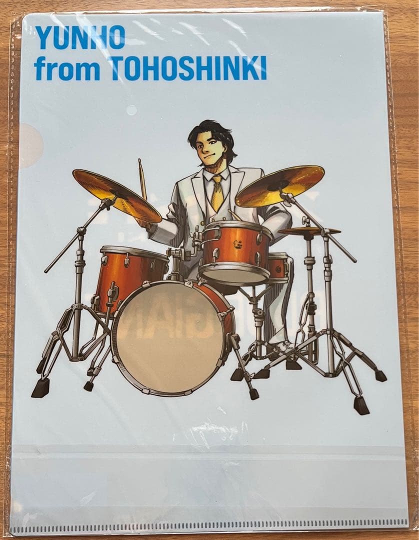 東方神起ユノI-KNOW フーディ(グレー)＆クリアファイル