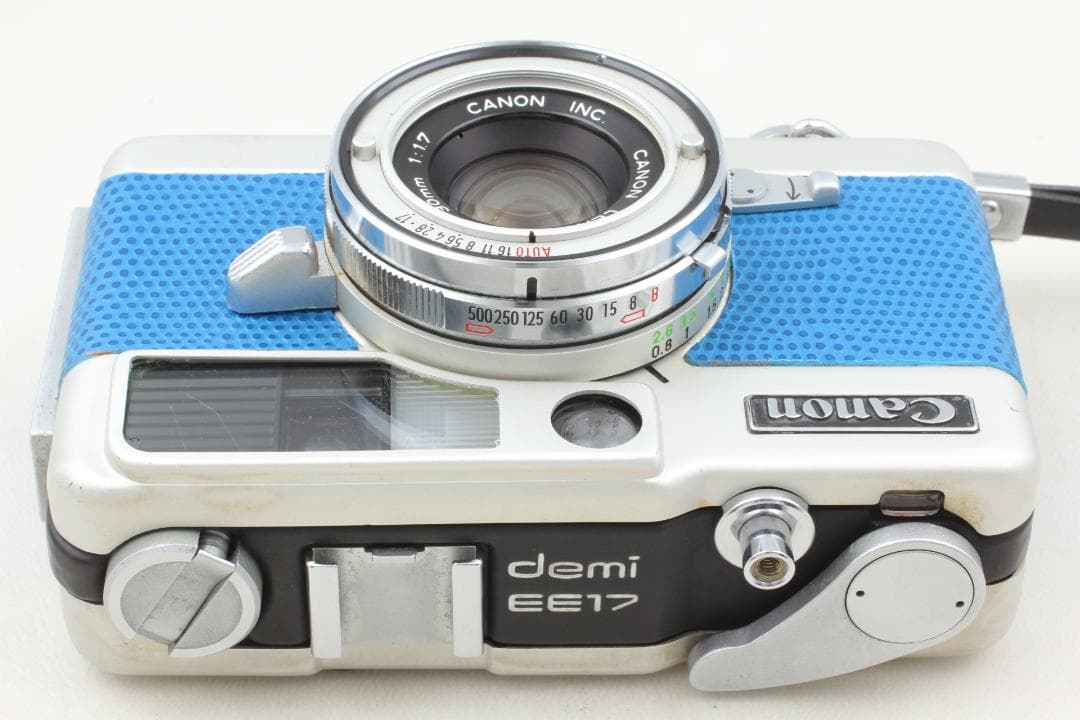 整備済 美品】ブルー Canon Demi EE17 露出計OK #1417 - メルカリ