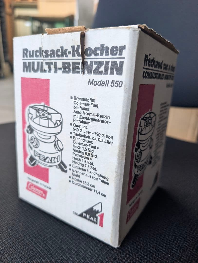 550 シングルバーナー ストーブ マルチフューエル Coleman - メルカリ