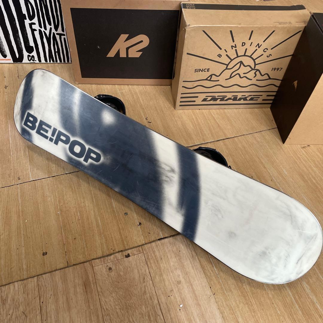 BEPOP×LASTARTS キッズスノーボード バイン付4点セット 98㎝ - メルカリ