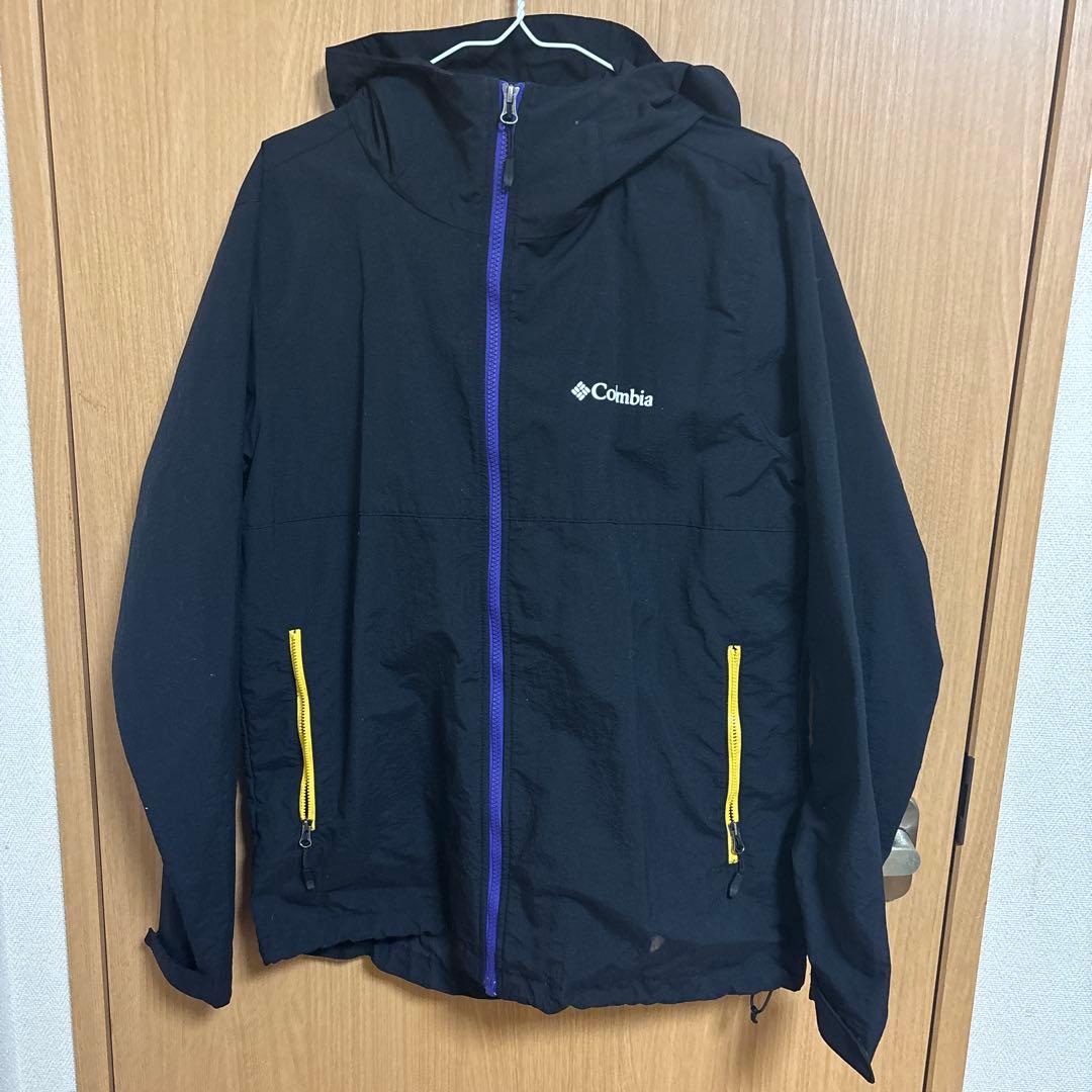 Columbia フード付きジャケット Lサイズ ブラック - メルカリ