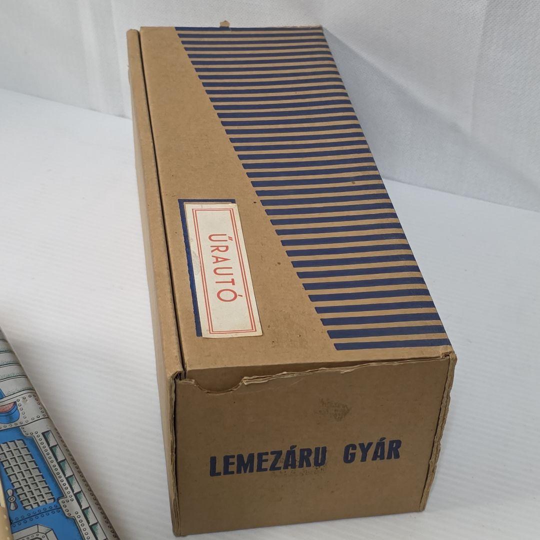 ブリキ　おもちゃ　車　箱付き　人間付き　昭和　レトロ　レア　ビンテージ　グッズ